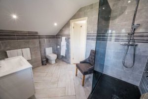 Large ensuite shower to one of the first floor family rooms