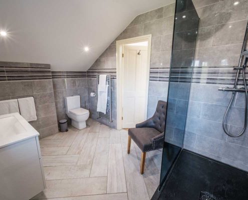 Large ensuite shower to one of the first floor family rooms