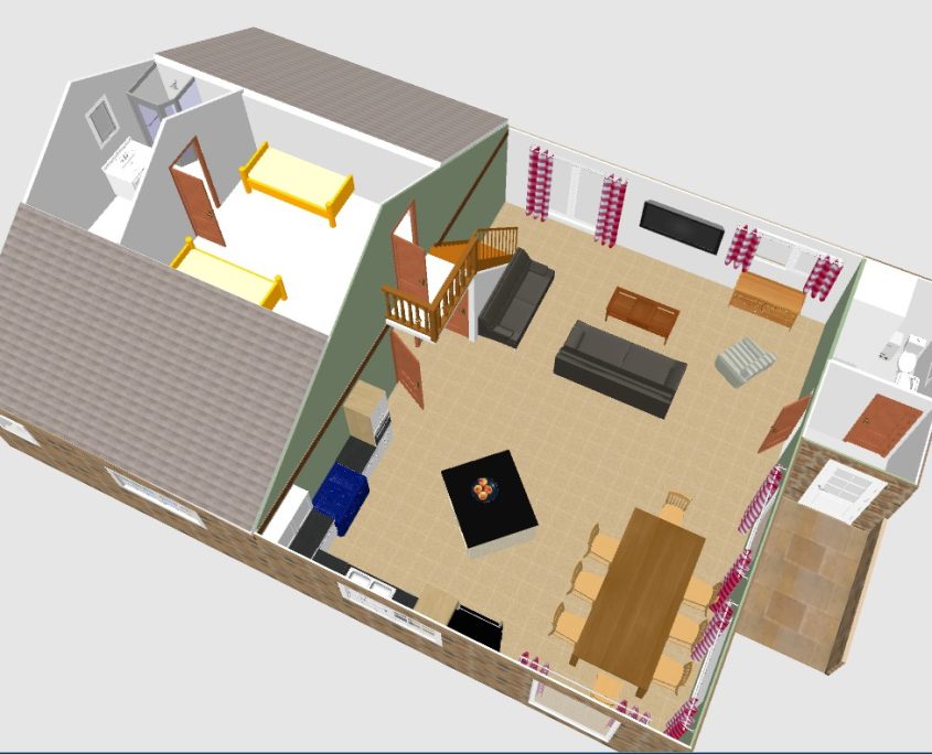 Mole end floorplan, 1st floor